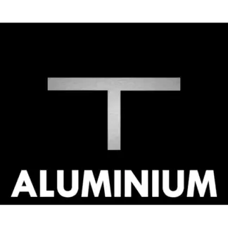 Aluminium Tee 1 & 1/2" x 1 & 1/2" x 1/8"